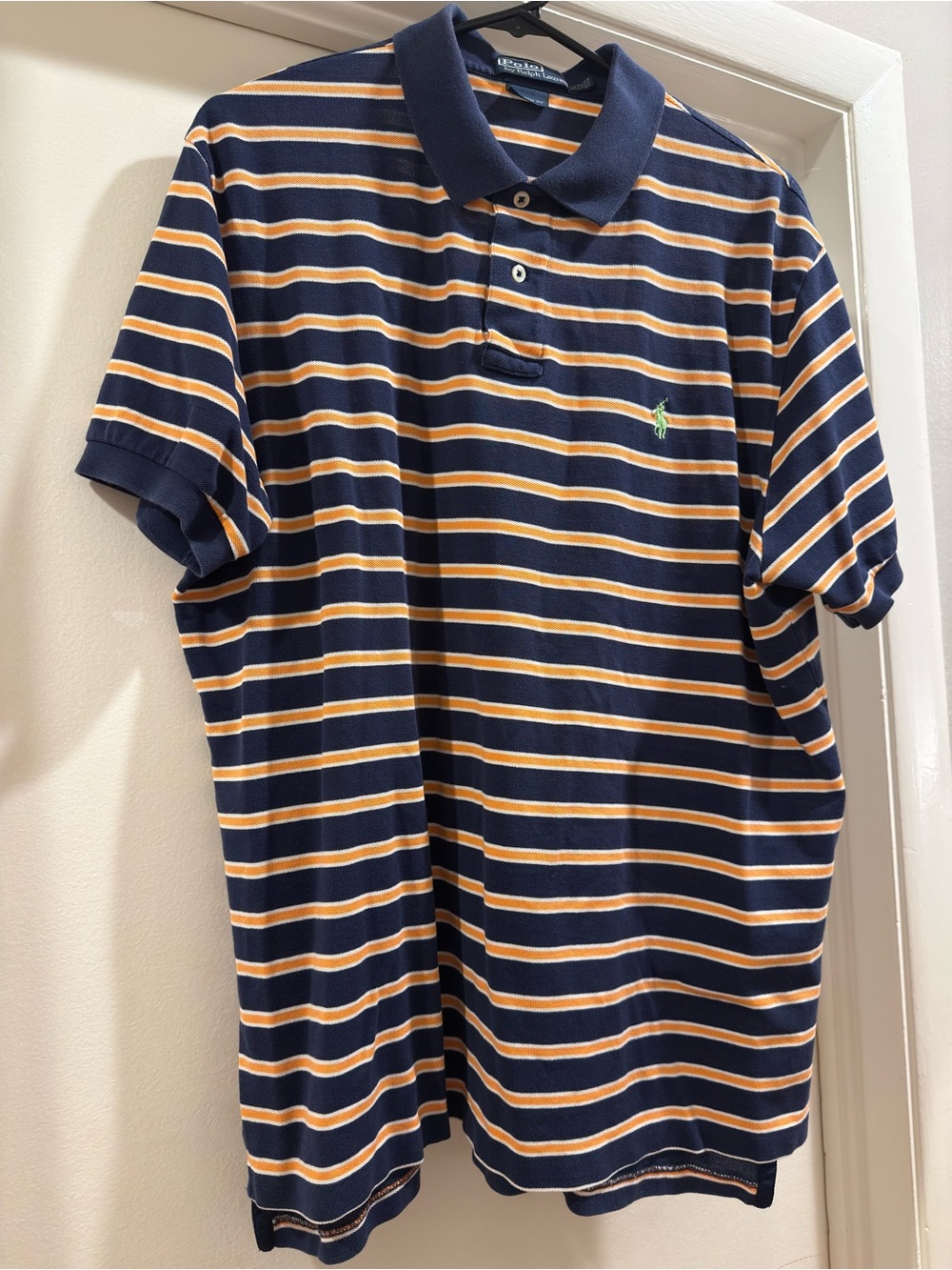 Polo Ralph Lauren Navy & Orange Polo Shirt